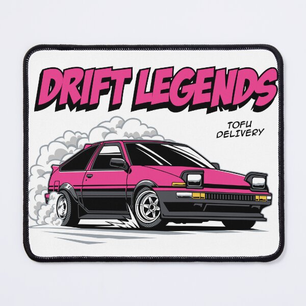 Item preview, Auto Drift Legends Tofu Delivery Pink Retro designed and sold by DigicenterSV.