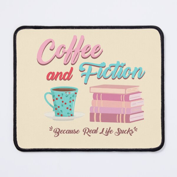 Item preview, Coffee and Fiction, books & cup designed and sold by Shedronpanda.