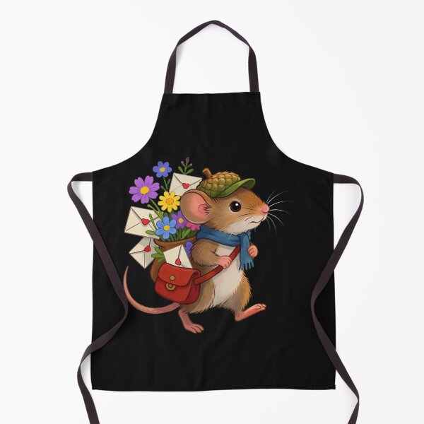 Item preview, Woodland Mouse Postman Sticker | Cozy Cottagecore Forest Friend designed and sold by AillustriaAK.