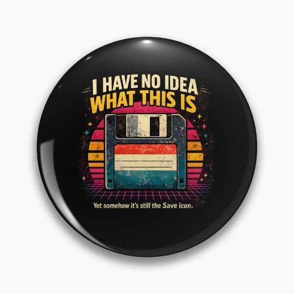 Item preview, I Have No Idea What This Is Retro Technology Collection | 80s 90s Nostalgia Design designed and sold by Lina Caro.