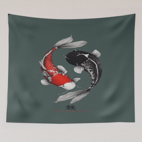 Item preview, Classic Yin-Yang Koi  designed and sold by BlackSheeper.