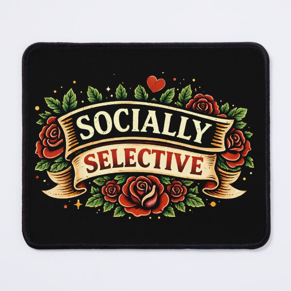 Item preview, Socially Selective Funny Introvert designed and sold by DemureArtsy.
