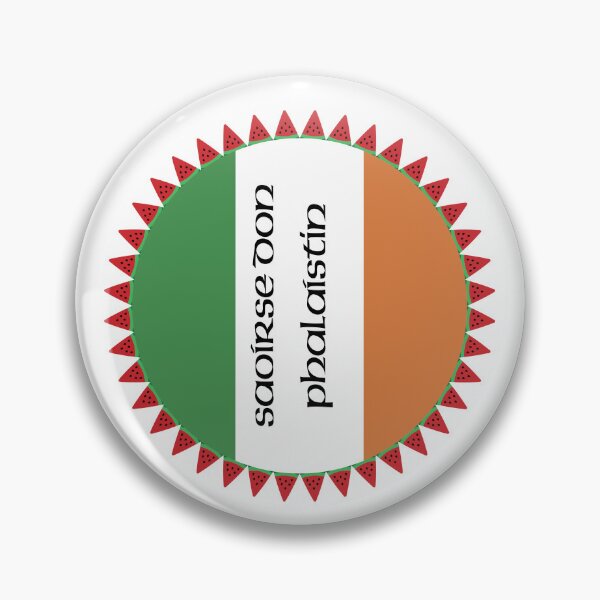 Item preview, Saoirse don Phalaistín – Irish Language Palestine Solidarity Print designed and sold by heartofireland.