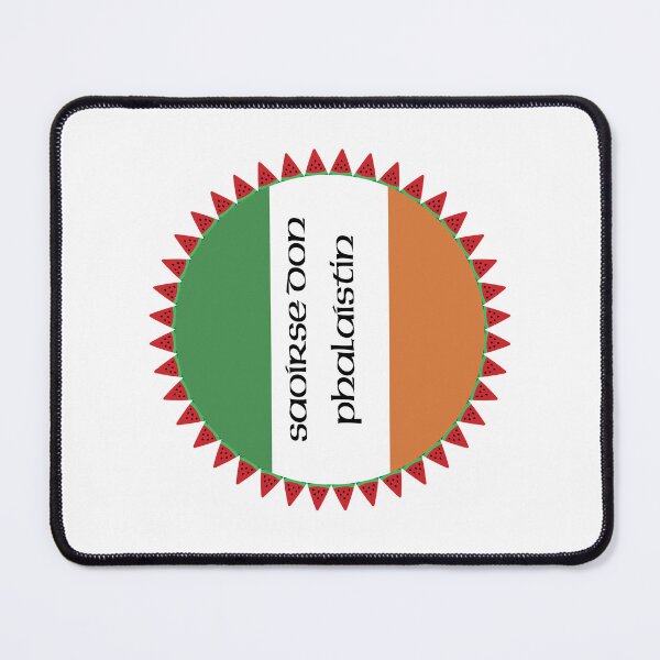 Item preview, Saoirse don Phalaistín – Irish Language Palestine Solidarity Print designed and sold by heartofireland.
