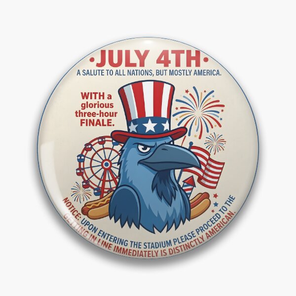 Item preview, BUT MOSTLY AMERICA - Patriotic Sam the Eagle July 4th Fireworks designed and sold by gear-posters.