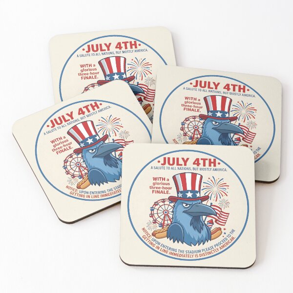 Item preview, BUT MOSTLY AMERICA - Patriotic Sam the Eagle July 4th Fireworks designed and sold by gear-posters.
