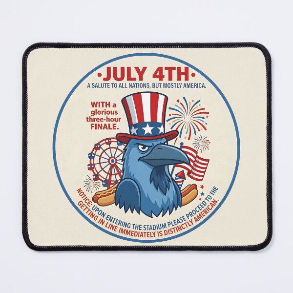 Item preview, BUT MOSTLY AMERICA - Patriotic Sam the Eagle July 4th Fireworks designed and sold by gear-posters.