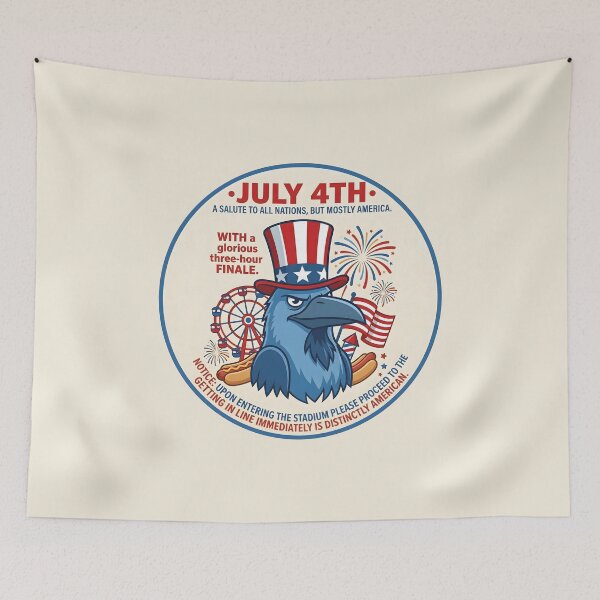Item preview, BUT MOSTLY AMERICA - Patriotic Sam the Eagle July 4th Fireworks designed and sold by gear-posters.