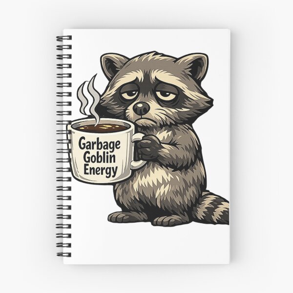 Item preview, Fueled by Caffeine and Chaos Funny Raccoon Coffee Lover designed and sold by FANTASYoDarknes.