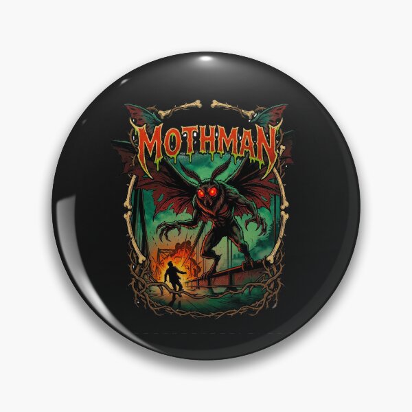 Item preview, Mothman Cryptid Retro B-Movie Style Graphic designed and sold by MetalSatyrShop.