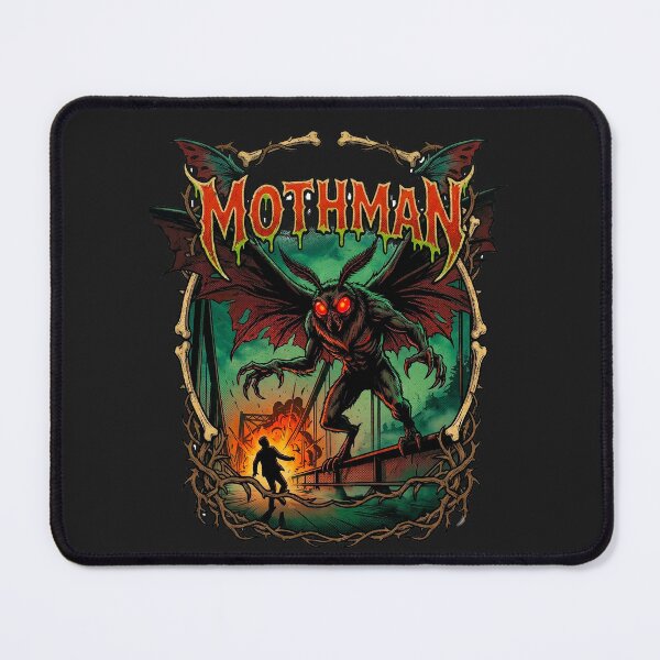 Item preview, Mothman Cryptid Retro B-Movie Style Graphic designed and sold by MetalSatyrShop.