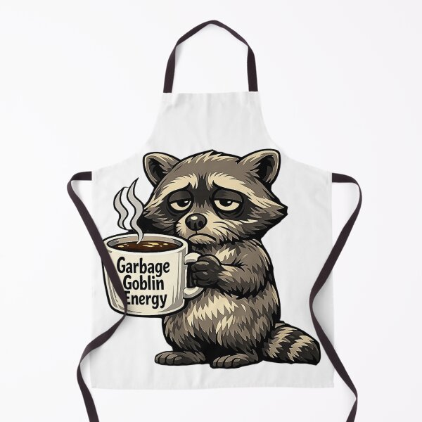 Item preview, Fueled by Caffeine and Chaos Funny Raccoon Coffee Lover designed and sold by FANTASYoDarknes.