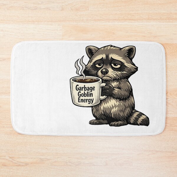 Item preview, Fueled by Caffeine and Chaos Funny Raccoon Coffee Lover designed and sold by FANTASYoDarknes.