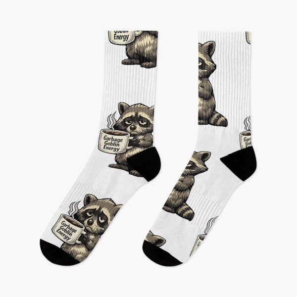 Item preview, Fueled by Caffeine and Chaos Funny Raccoon Coffee Lover designed and sold by FANTASYoDarknes.