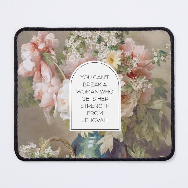 Item preview, You Can't Break a Woman Who Gets Her Strength From Jehovah designed and sold by Paper Bee Gift Shop.