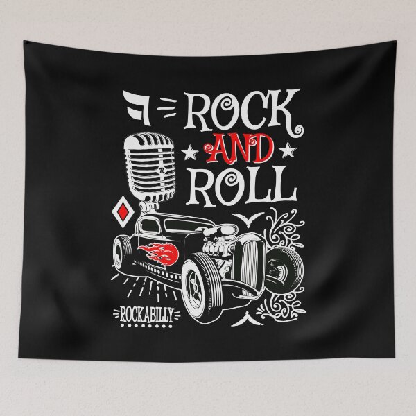 Item preview, 50s Rockabilly Hot Rod Rock and Roll Vintage Rocker designed and sold by MemphisCenter.