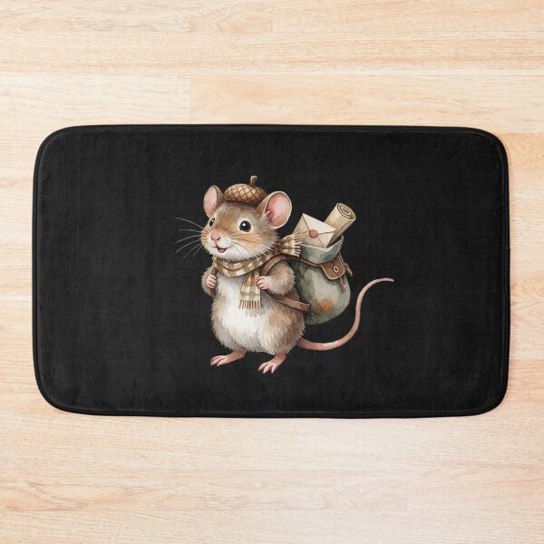 Item preview, Woodland Mouse Postman Sticker | Cozy Cottagecore Forest Friend designed and sold by AillustriaAK.