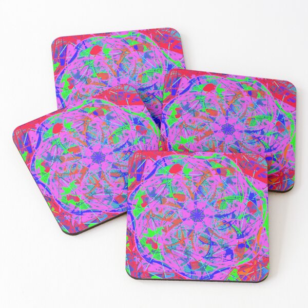 Item preview, Purple Neon Hues Kaleidoscope  designed and sold by RAHKELROYSUM.