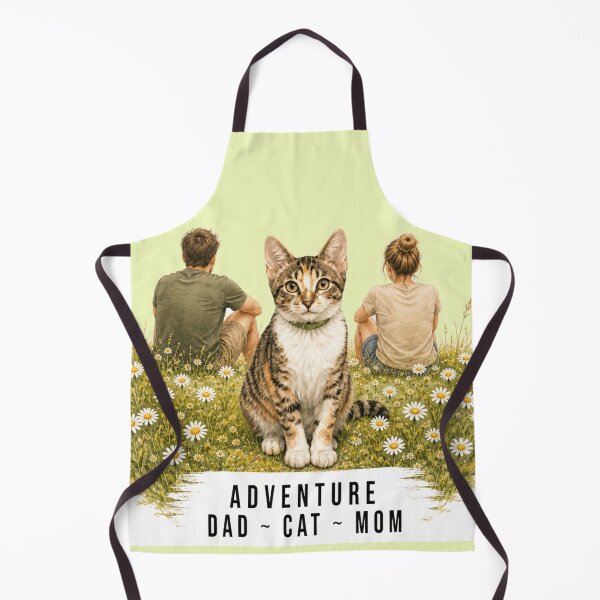 Item preview, Adventure Cat Hiking with her Mom and Dad designed and sold by Northcrest Co..