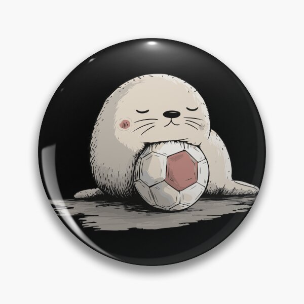 Item preview, Sleepy Soccer Seal  designed and sold by ClubVacay.
