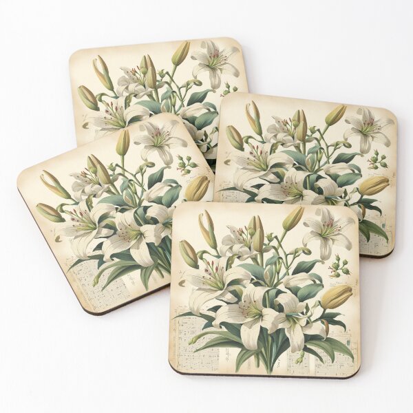 Item preview, Vintage Lilies designed and sold by BanaArtbyBB.