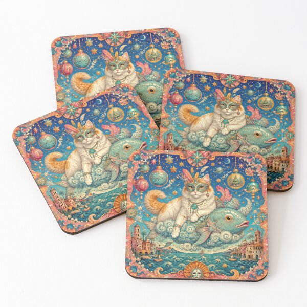Item preview, The Magical Night of the Cat | Urban Dream designed and sold by Natalia-Vlad.