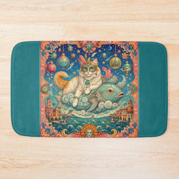 Item preview, The Magical Night of the Cat | Urban Dream designed and sold by Natalia-Vlad.