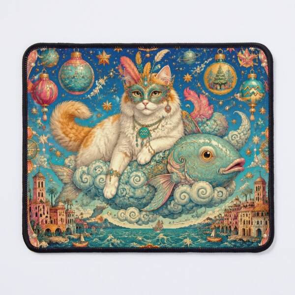 Item preview, The Magical Night of the Cat | Urban Dream designed and sold by Natalia-Vlad.