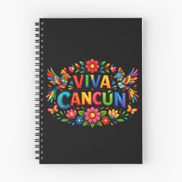 Item preview, Cancún Mexico Colorful Birds Butterflies Graphic designed and sold by Tsugraf Designs.