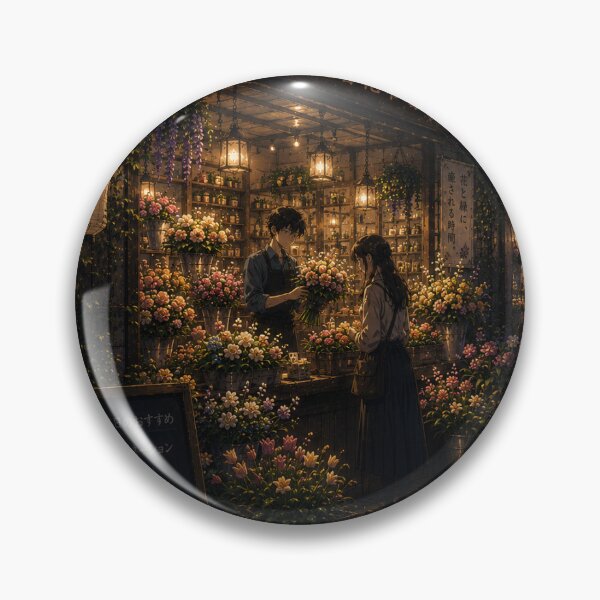 Item preview, Rainy Night Flower Market designed and sold by Clovermere.