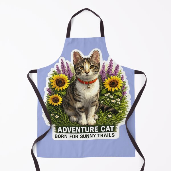 Item preview, Adventure Kitten Ruby is Born For Sunny Trails designed and sold by Northcrest Co..