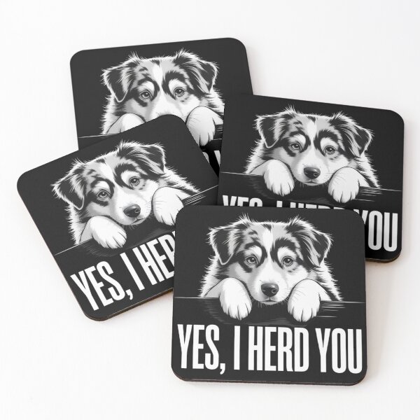 Item preview, Yes I Herd You Australian Shepherd Dog Owners Men Women designed and sold by Dabbing Turtle Designs.