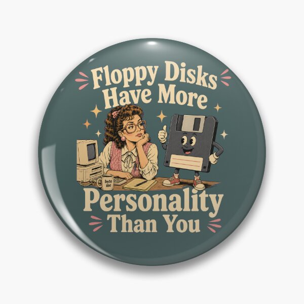 Item preview, Funny Floppy Disk Personality Shirt designed and sold by Passionread.