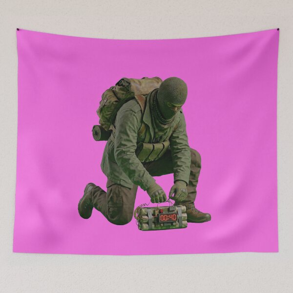 Item preview, Tactical Soldier Defusing Bomb Vector designed and sold by Utopian-Magic.