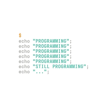 Artwork thumbnail, "Programming" - Shellscript Language by MeongjiDesign