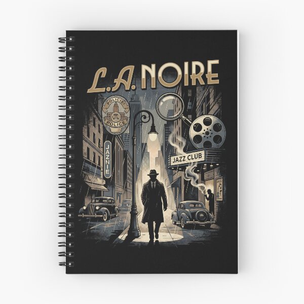 Item preview, L.A. Noire Gaming Graphic Tee designed and sold by Senpaiwaves.