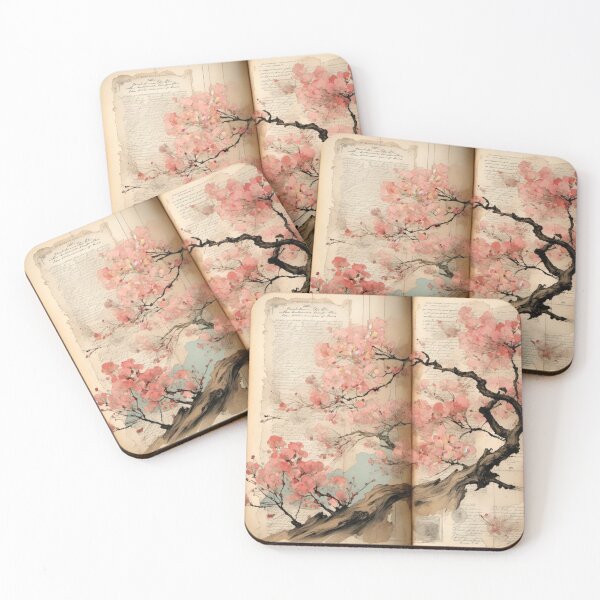 Item preview, Vintage Cherry Blossom designed and sold by BanaArtbyBB.