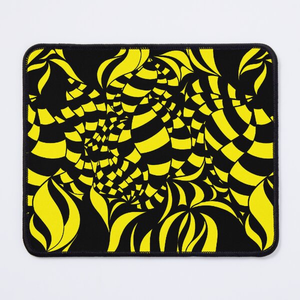 Item preview, Psychedelic Black and Yellow pattern designed and sold by LAEC-Shop.