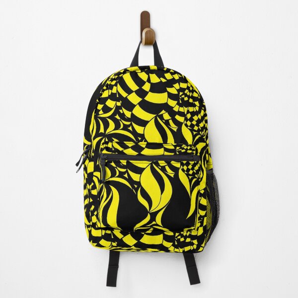 Item preview, Psychedelic Black and Yellow pattern designed and sold by LAEC-Shop.