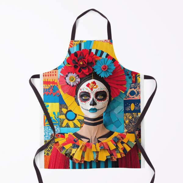 Item preview, Vibrant Mexican Day of the Dead Portrait designed and sold by Artessie.