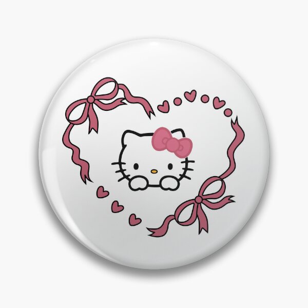 Item preview, Hello Kitty pink heart designed and sold by luvnkdesign.