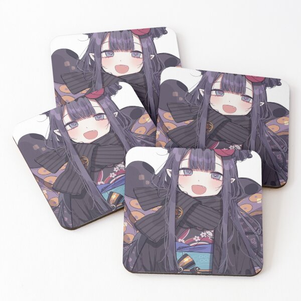Item preview, Ninomae Ina'nis Purple and Black Hololive designed and sold by KomiArts.