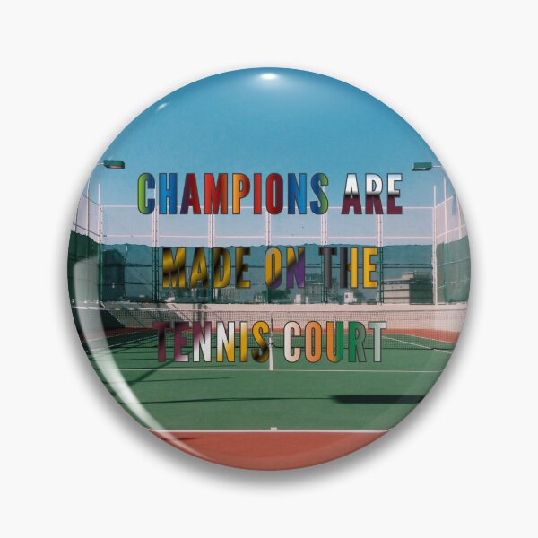 Item preview, Champions are Made on the Tennis Court #2 designed and sold by Holy JM Designs.
