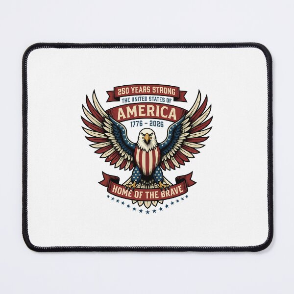Item preview, Vintage US 250th Anniversary Eagle Patriotic Design designed and sold by chattsuede.