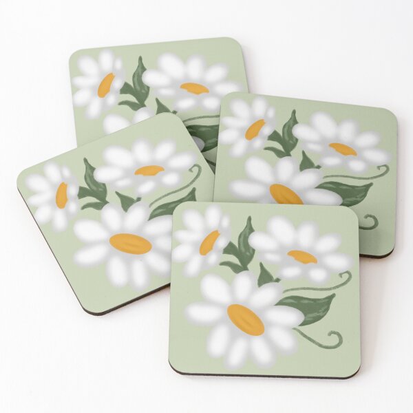 Item preview, Bouquet of white daisies with leaves designed and sold by tornasolhaze.