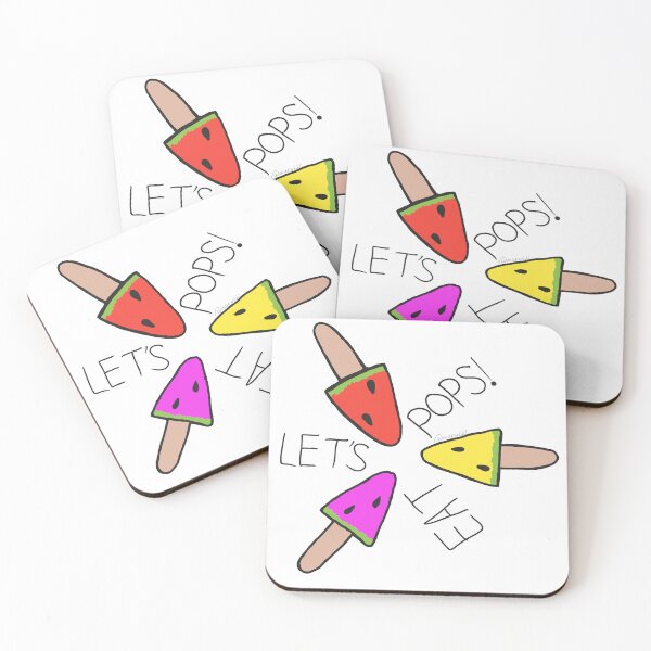 Item preview, Let's eat pops! Watermelon popsicles designed and sold by Mermaso Art.