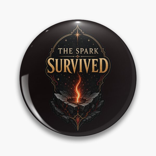 Item preview, The Spark Survived | Resilient Ember Dark Romantasy Sticker designed and sold by Thorn and Lore.