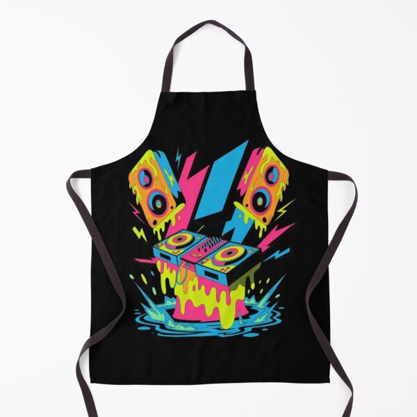 Item preview, Funny Melting DJ Mixer Turntable in Summer Heat designed and sold by DailySparks.
