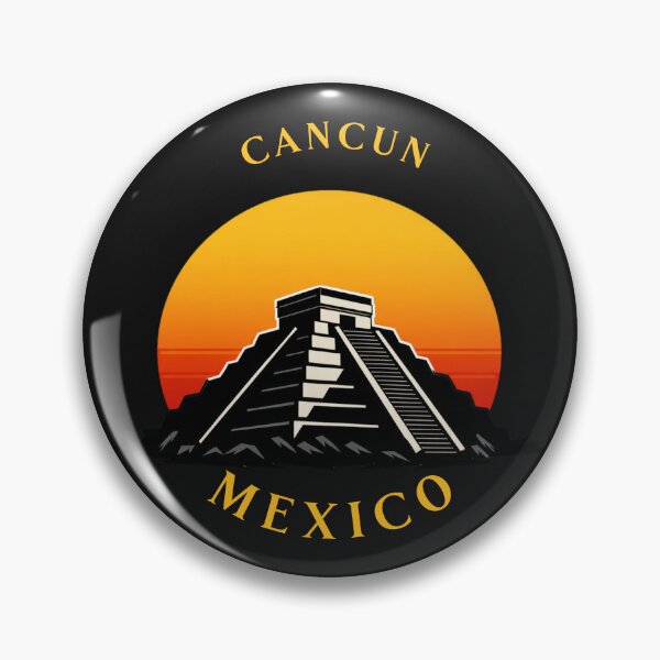 Item preview, Cancun Mexico Stepped Edifice Vacation Graphic designed and sold by Tsugraf Designs.