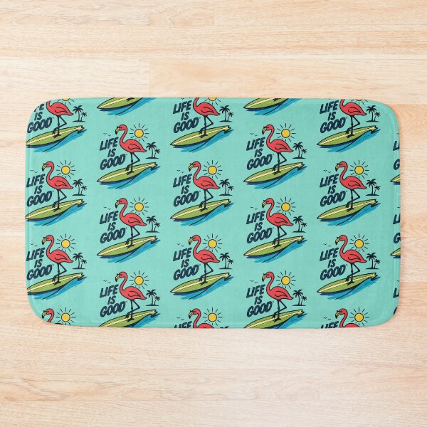 Item preview, Life Is Good Tropical Flamingo designed and sold by Vintages Vibes.